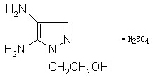 4,5-二氨基-1-(2-羟基乙基)吡唑硫酸盐(P5)